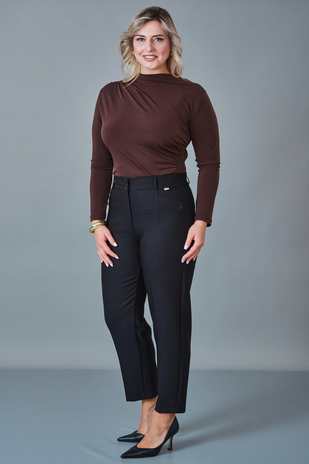 Elitline - Plus Size Trousers (ELT27K1-63-4129) - 8690200204685