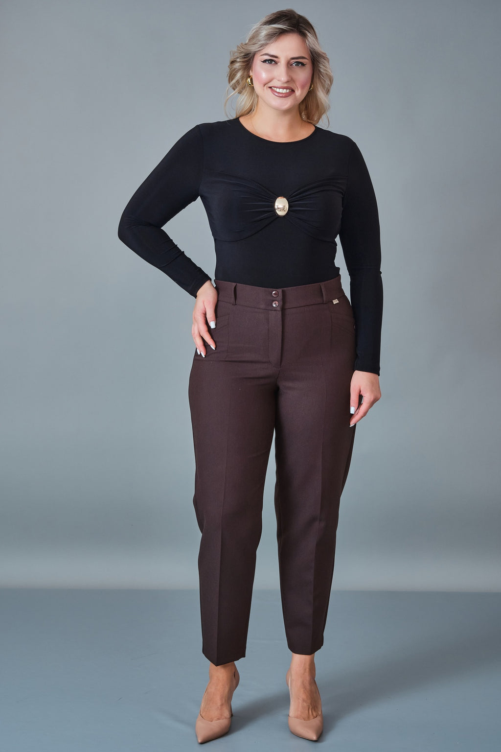 Elitline - Plus Size Trousers (ELT27K1-63-4129) - 8690200204692