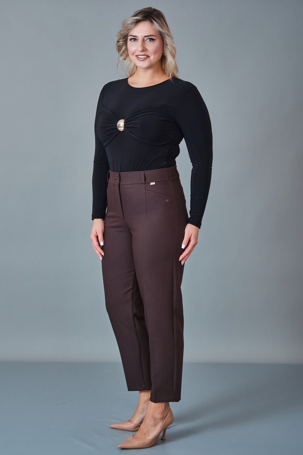 Elitline - Plus Size Trousers (ELT27K1-63-4129) - 8690200204692