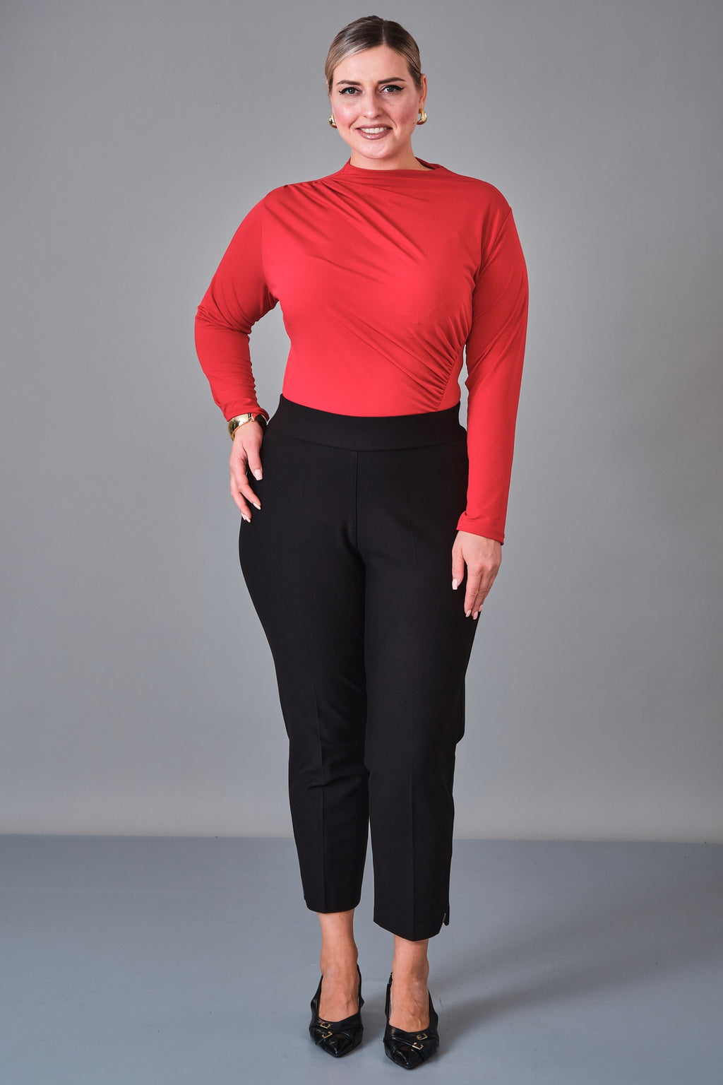 Elitline - Plus Size Trousers (ELT27K1-01-4114) - 8690200204821