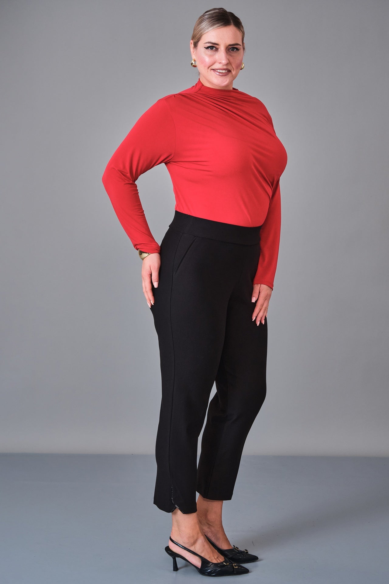 Elitline - Plus Size Trousers (ELT27K1-01-4114) - 8690200204821