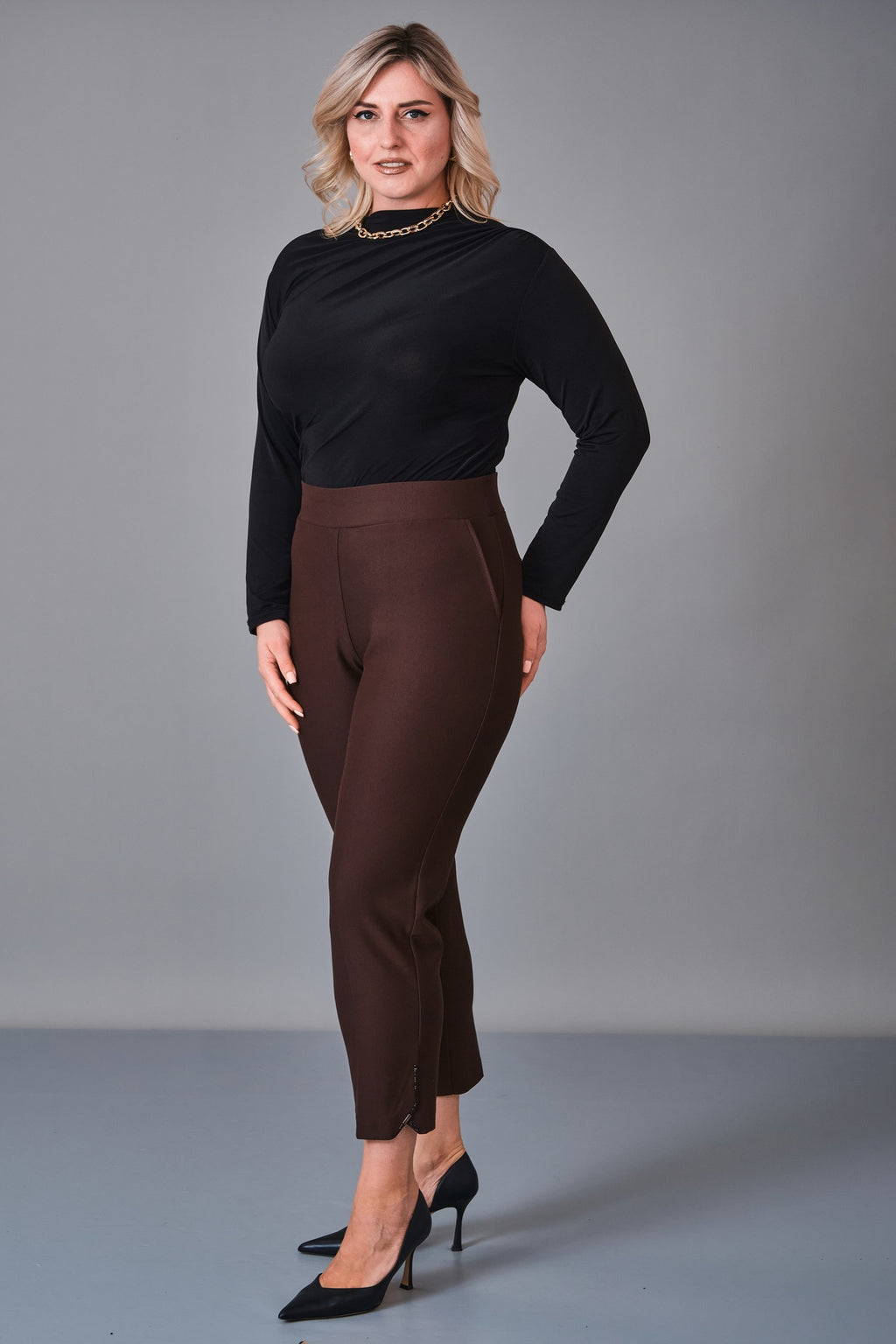 Elitline - Plus Size Trousers (ELT27K1-01-4114) - 8690200204845