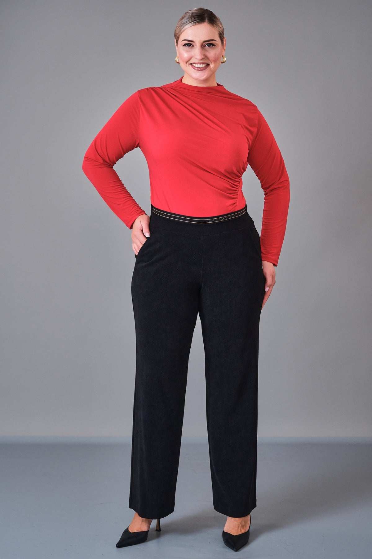 Elitline - Plus Size Trousers (ELT27K1-04-4022)