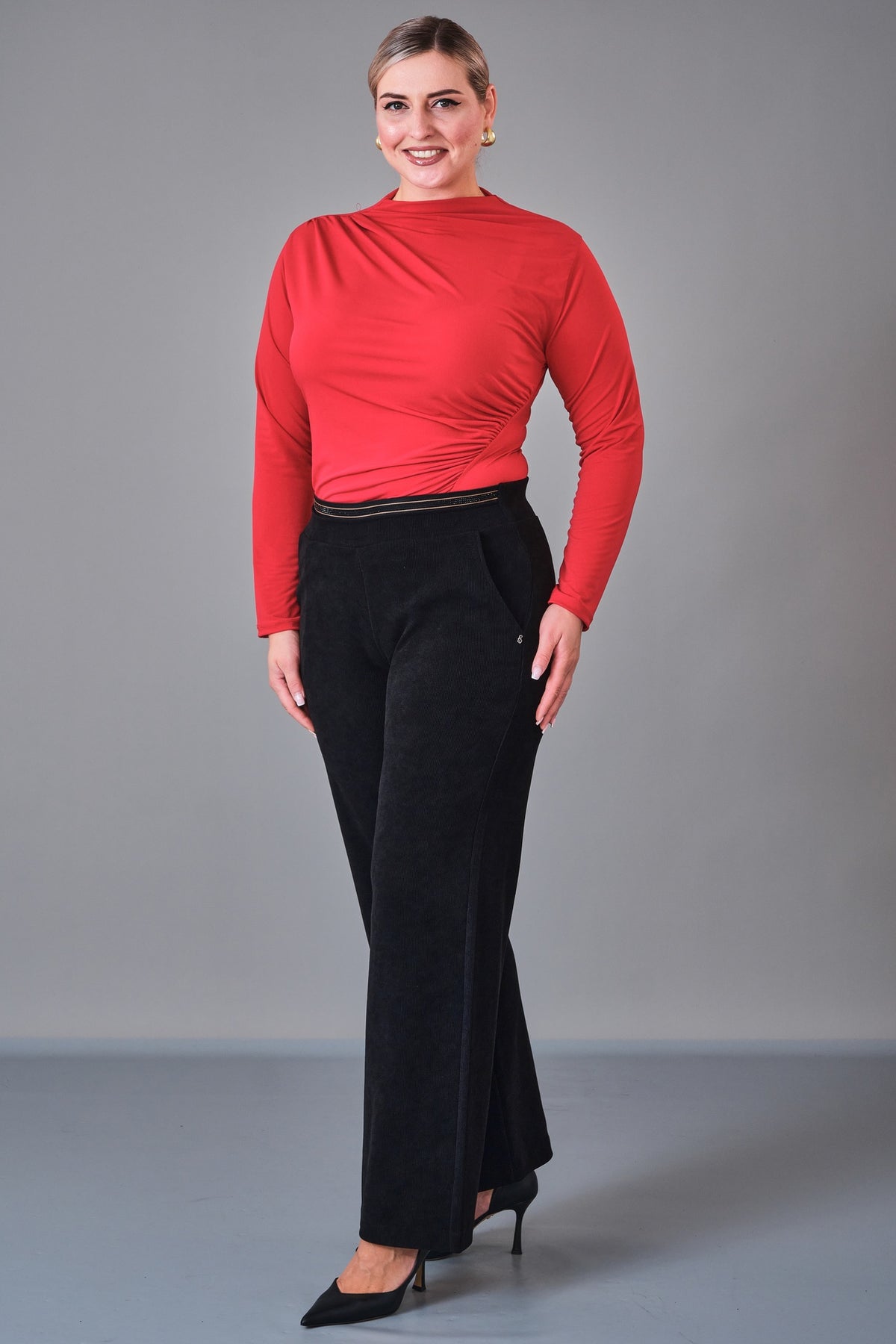Elitline - Plus Size Trousers (ELT27K1-04-4022)