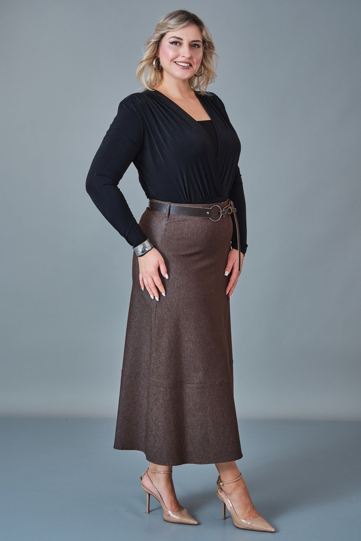 Elitline - Plus Size Skirt (ELT27K2-34-4003)