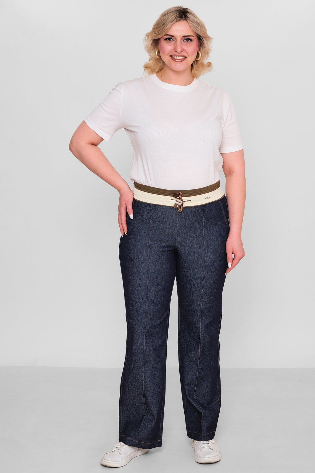 Elitline - Plus Size Trousers (ELT27K1-34-4063)