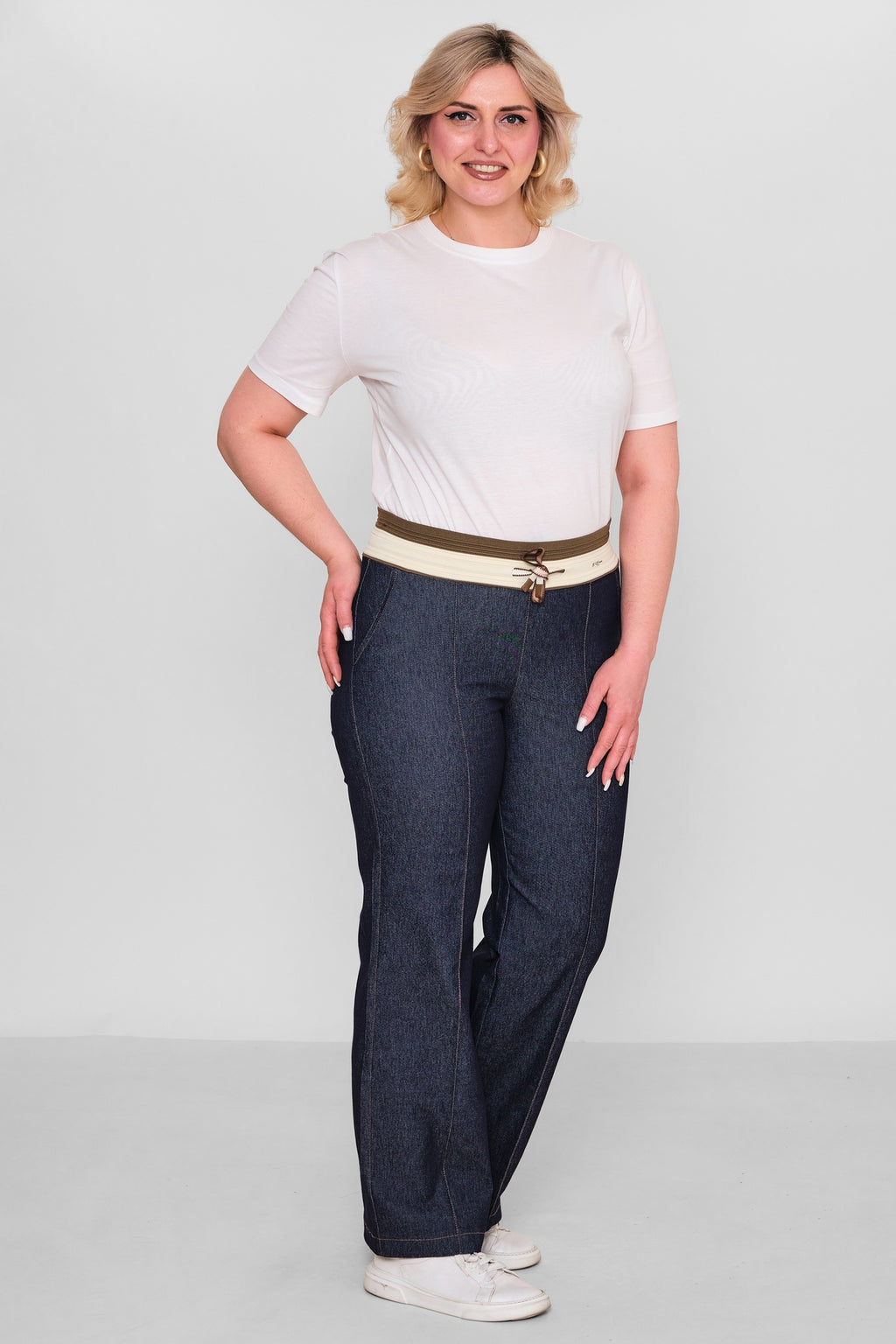 Elitline - Plus Size Trousers (ELT27K1-34-4063)