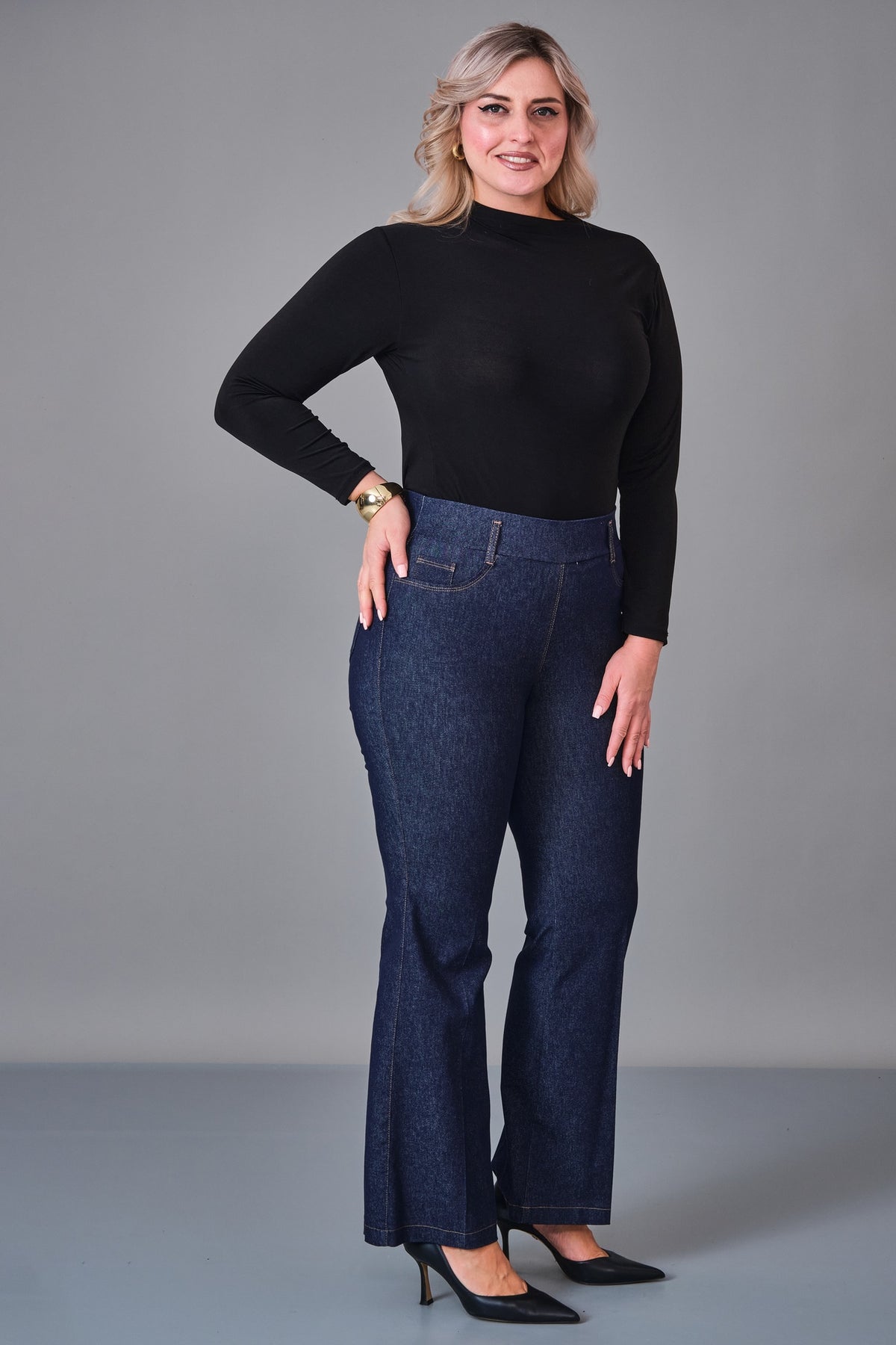 Elitline - Plus Size Trousers (ELT27K1-34-4067)