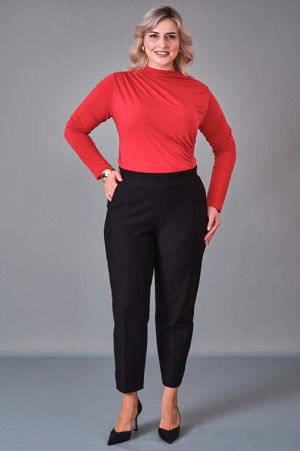 Elitline - Plus Size Trousers (ELT27K1-01-4110)