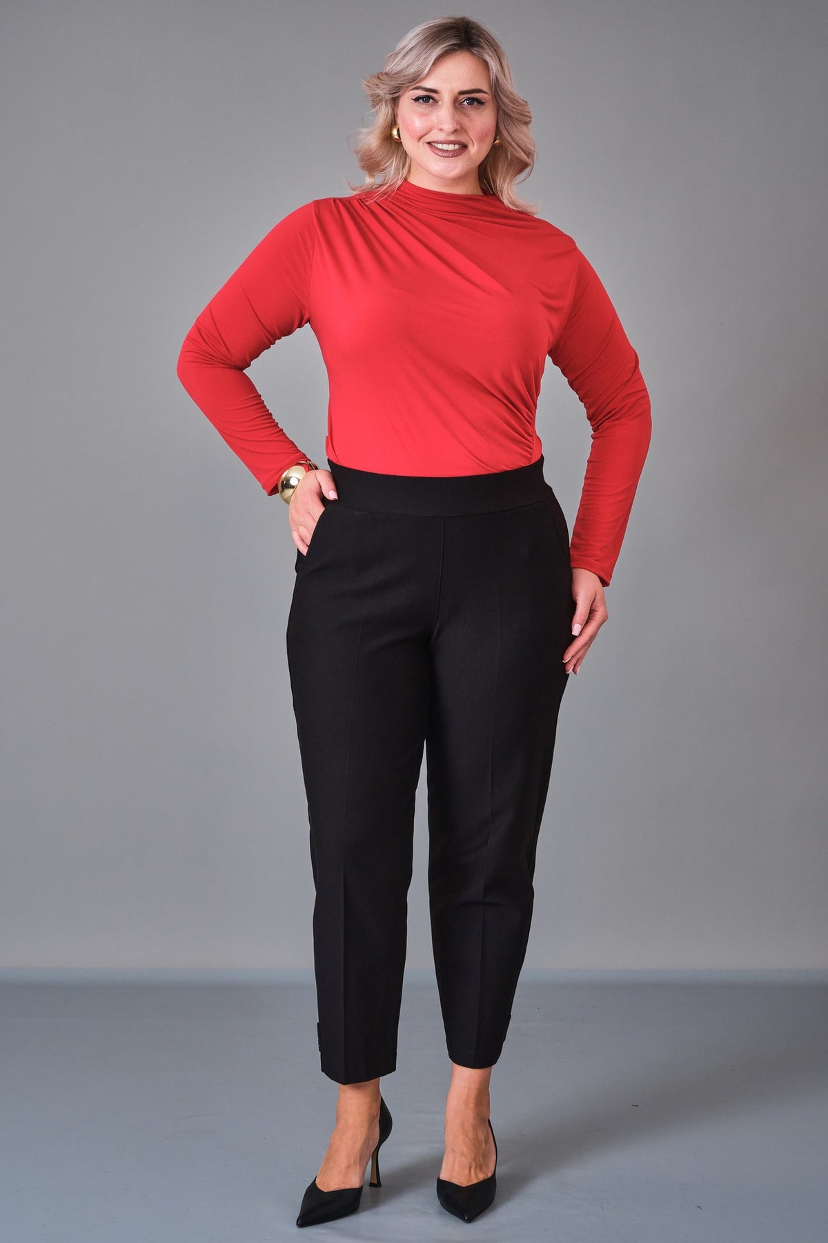 Elitline - Plus Size Trousers (ELT27K1-01-4110)