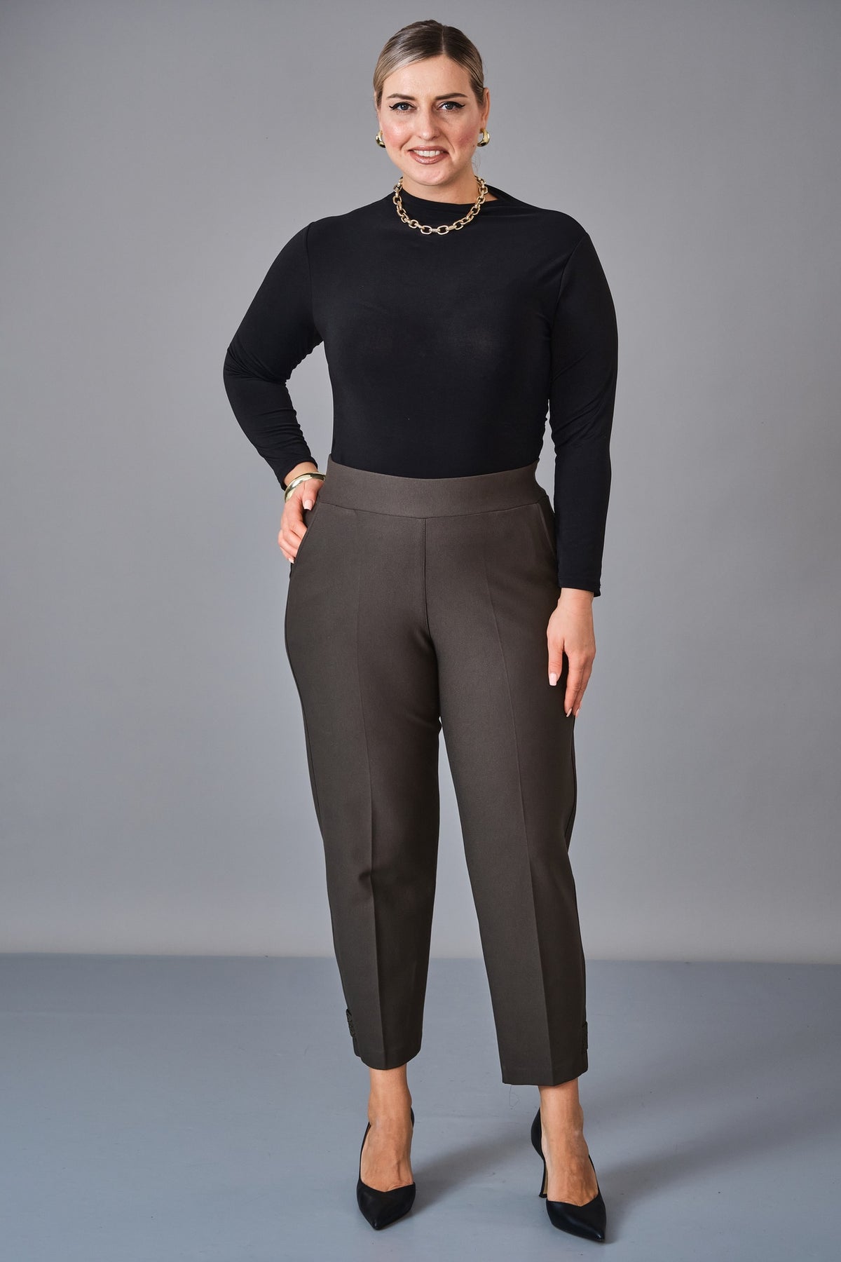 Elitline - Plus Size Trousers (ELT27K1-01-4110)