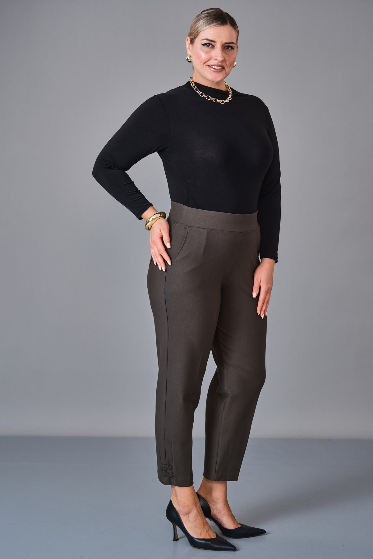 Elitline - Plus Size Trousers (ELT27K1-01-4110)