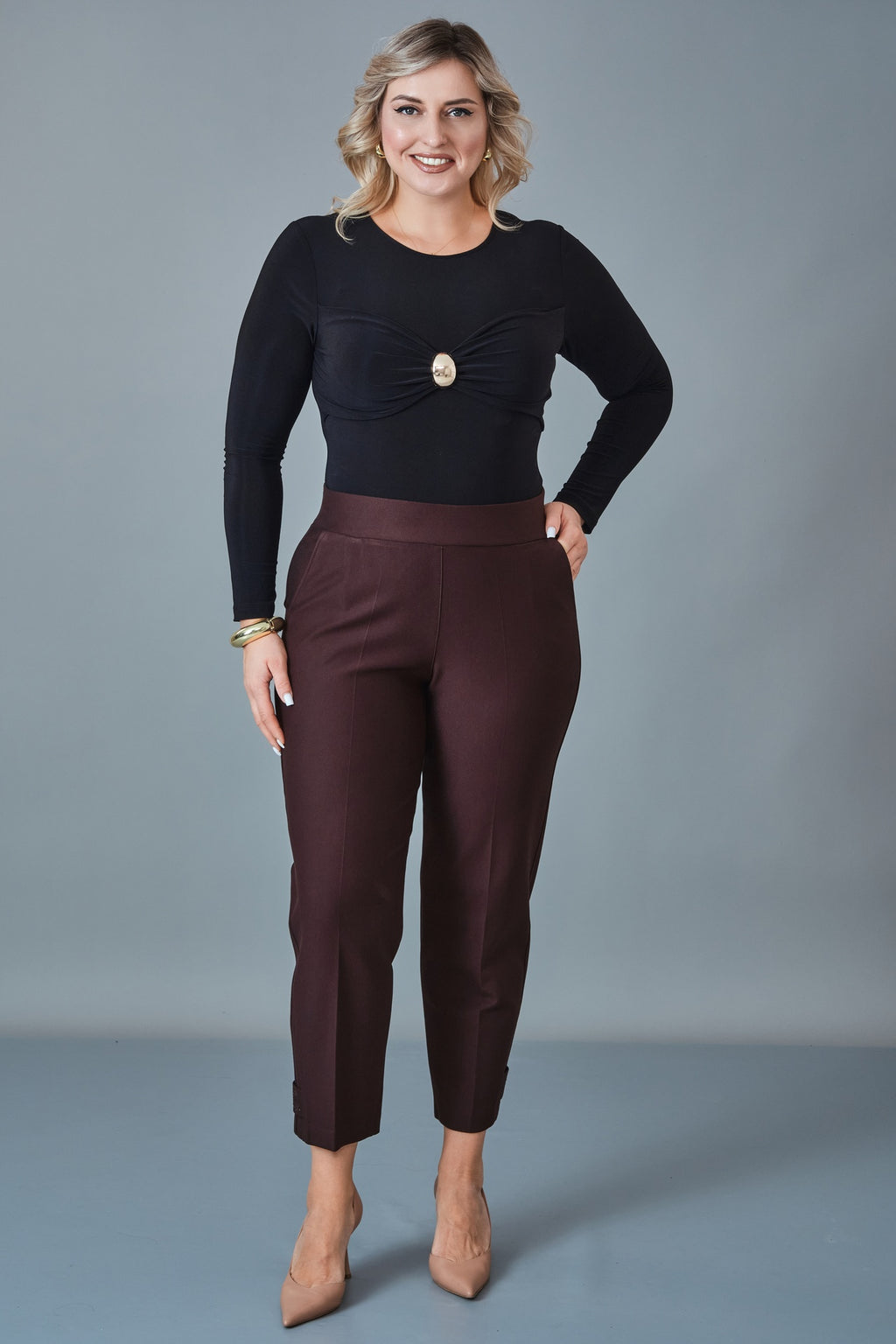 Elitline - Plus Size Trousers (ELT27K1-01-4110)