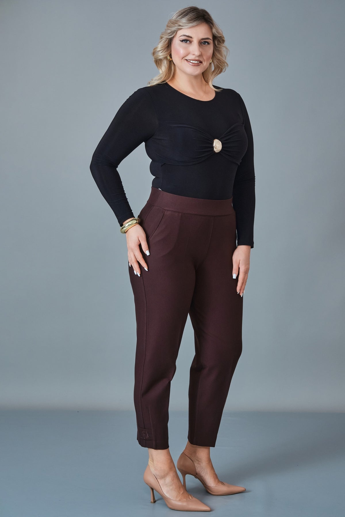 Elitline - Plus Size Trousers (ELT27K1-01-4110)