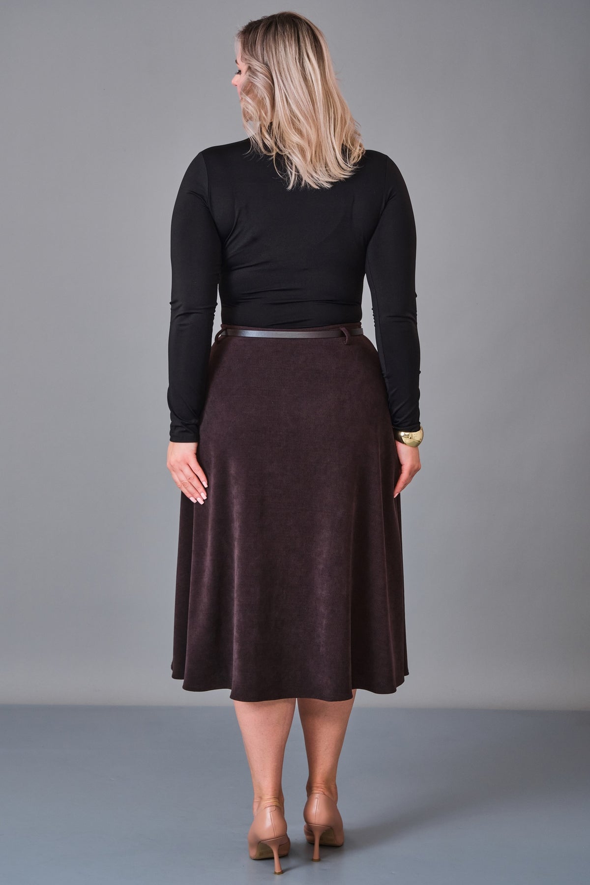Elitline - Plus Size Skirt (ELT27K2-04-4005) - 8690200205941