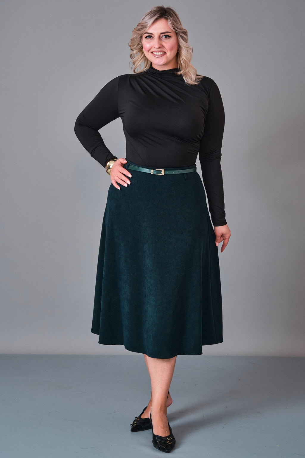 Elitline - Plus Size Skirt (ELT27K2-04-4005) - 8690200205958