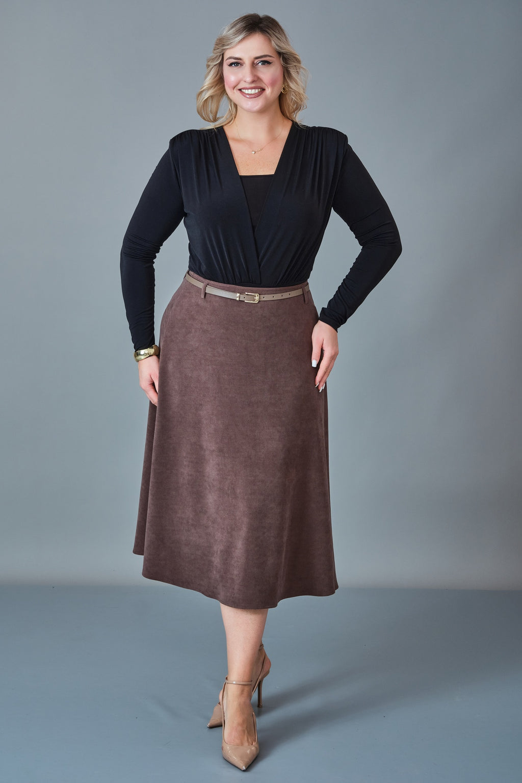 Elitline - Plus Size Skirt (ELT27K2-04-4005)