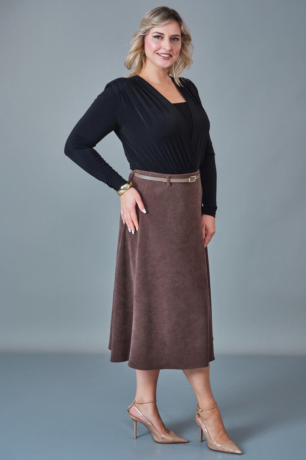 Elitline - Plus Size Skirt (ELT27K2-04-4005)