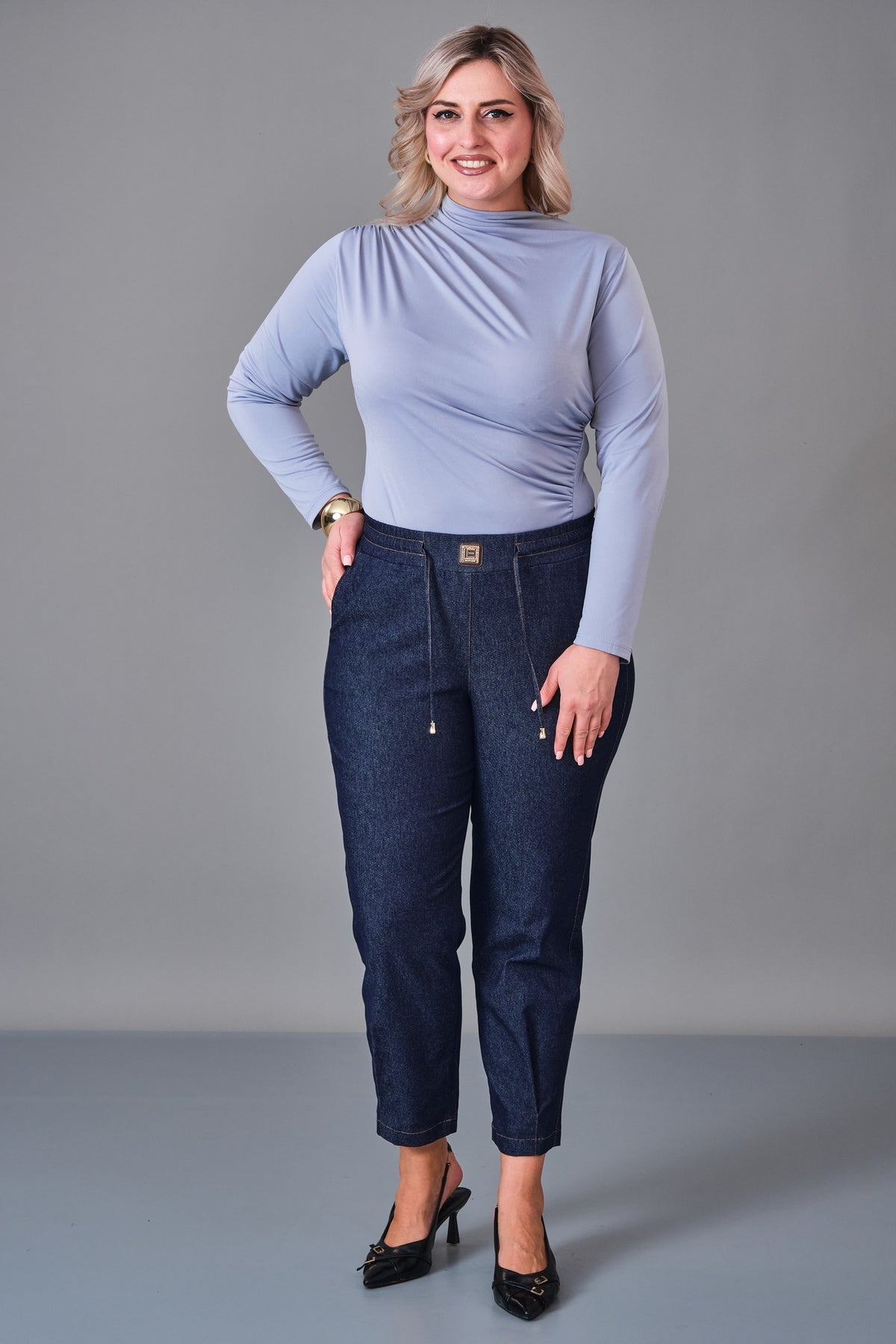 Elitline - Plus Size Trousers (ELT27K1-34-4123) - 8690200205989