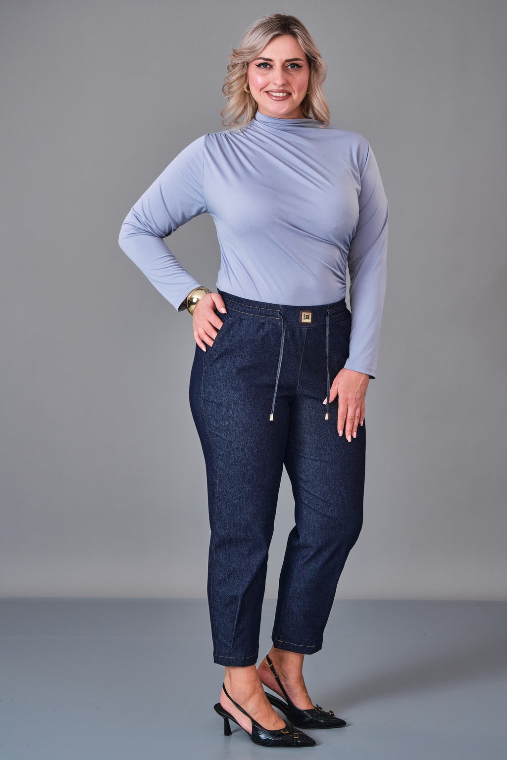 Elitline - Plus Size Trousers (ELT27K1-34-4123) - 8690200205989