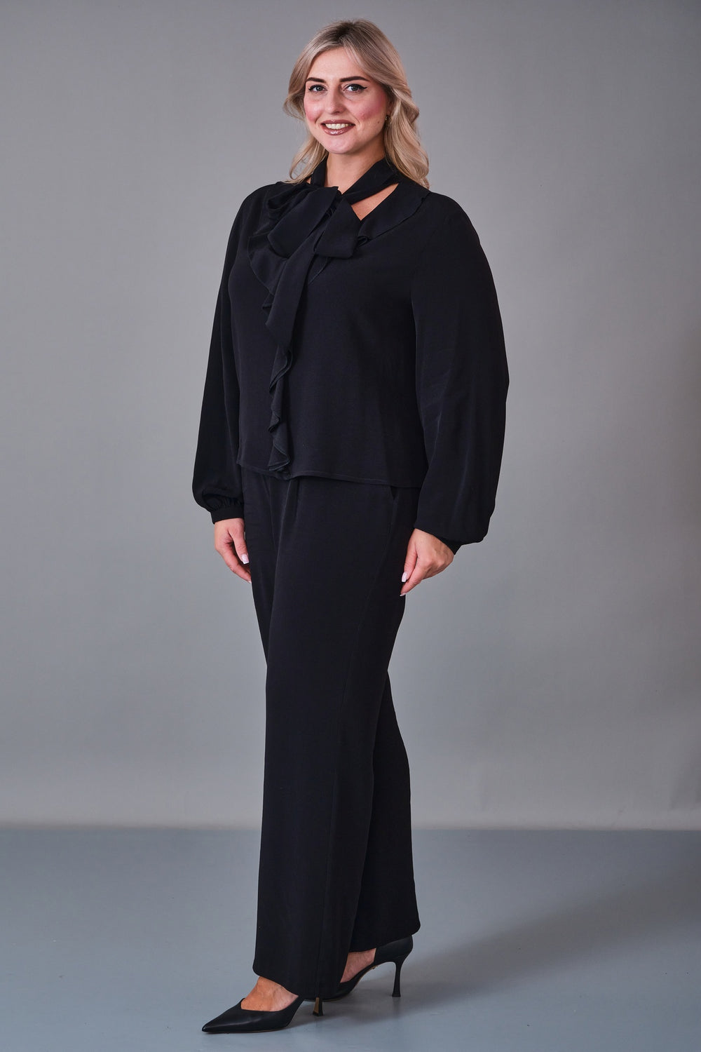 Laluce - Plus Size Blouse (L2.K27.BLZ.2B210) - 8690200206146