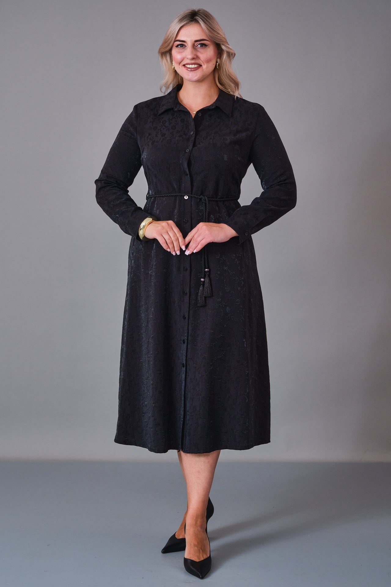 Laluce - Plus Size Dress (L2.27K.ELB.2E699) - 8690200206177