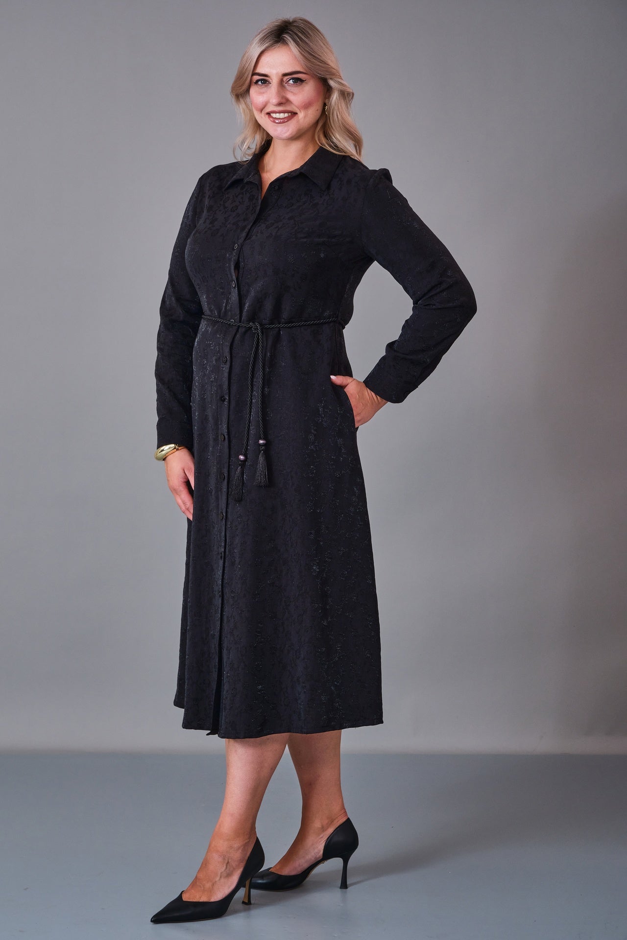 Laluce - Plus Size Dress (L2.27K.ELB.2E699) - 8690200206177