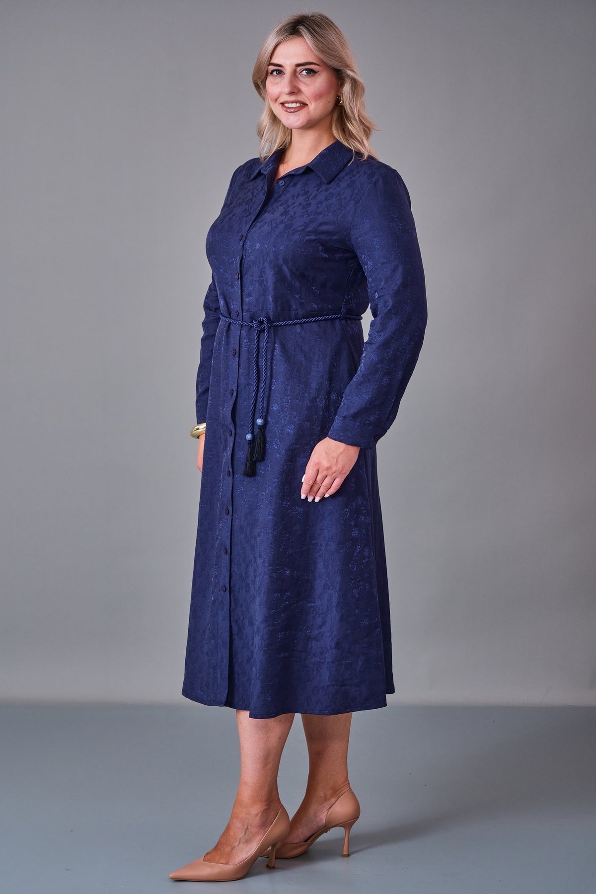 Laluce - Plus Size Dress (L2.27K.ELB.2E699) - 8690200206184