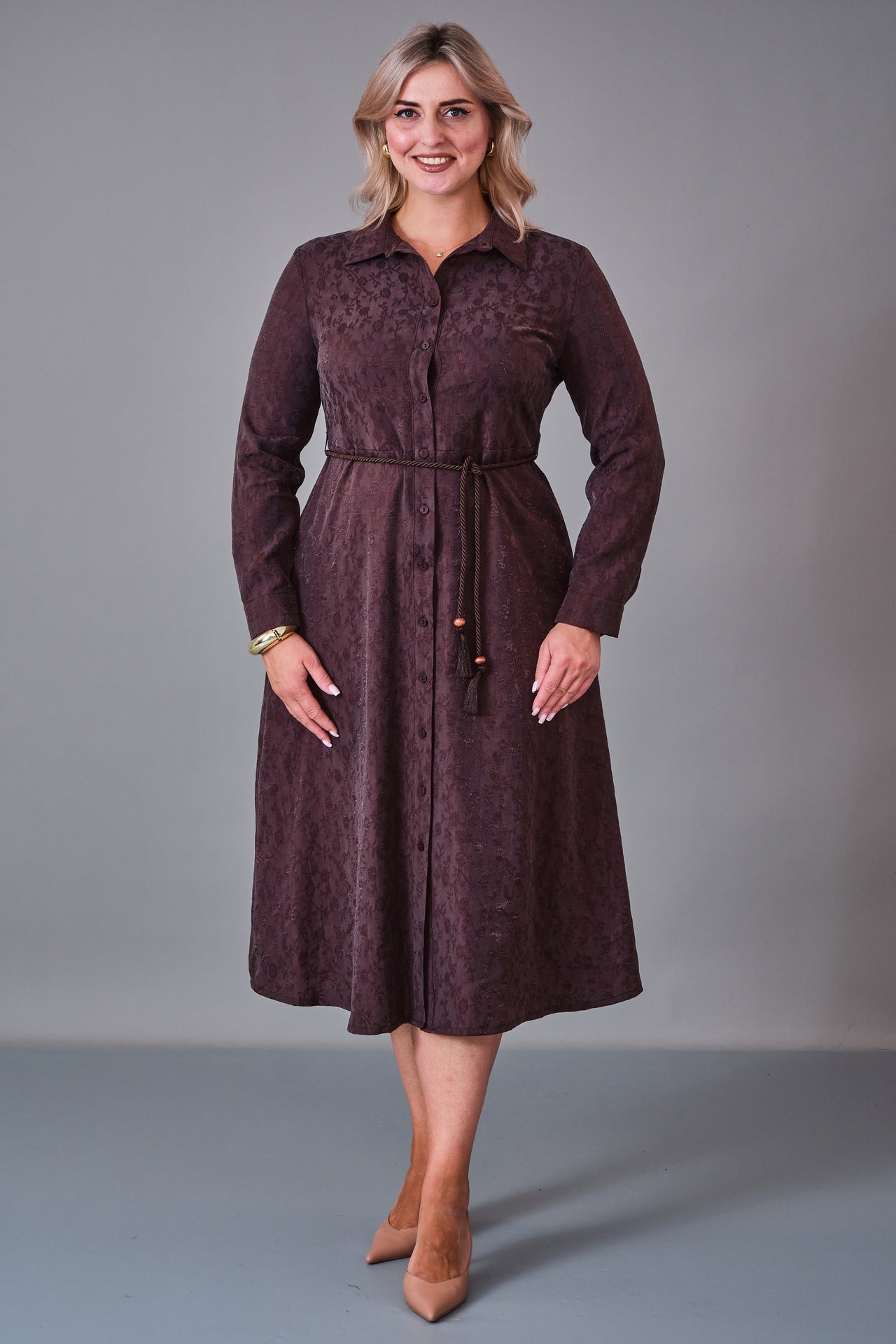 Laluce - Plus Size Dress (L2.27K.ELB.2E699) - 8690200206191