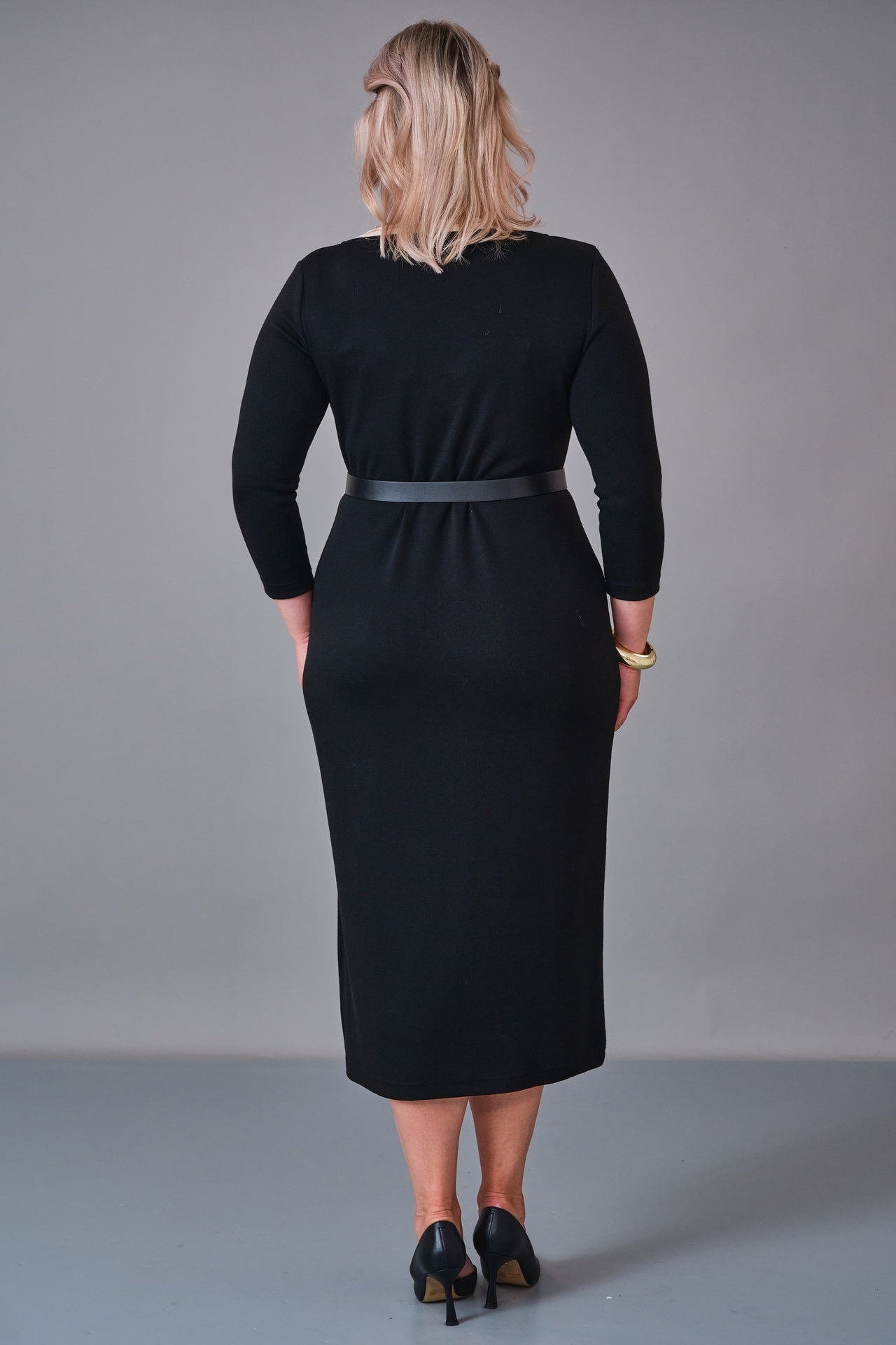 Laluce - Plus Size Dress (L2.K27.ELB.2E700) - 8690200206207