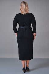 Laluce - Plus Size Dress (L2.K27.ELB.2E700) - 8690200206207