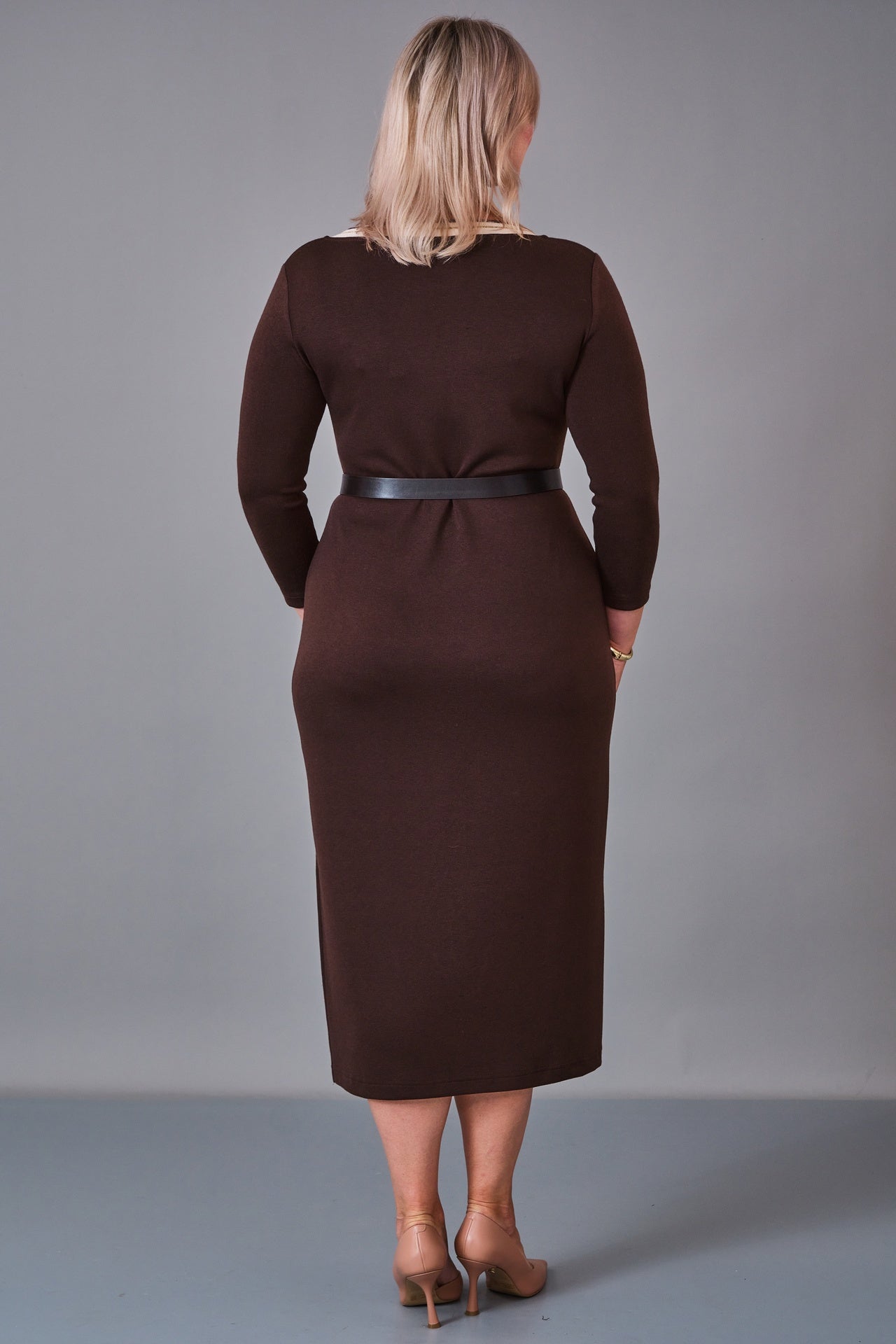 Laluce - Plus Size Dress (L2.K27.ELB.2E700) - 8690200206214