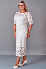 Laluce - Plus Size Dress (L2.K27.ELB.2E702) - 8690200206221