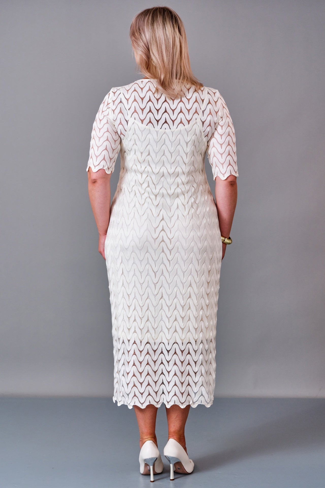 Laluce - Plus Size Dress (L2.K27.ELB.2E702) - 8690200206221