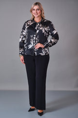 Laluce - Plus Size Trousers (L2.K27.PNT.2P245) - 8690200206269