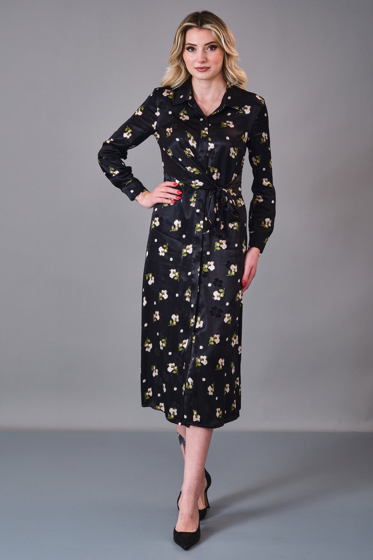 Laluce - Regular Size Dress (LL.K27.ELB.LE697) - 8690200206320