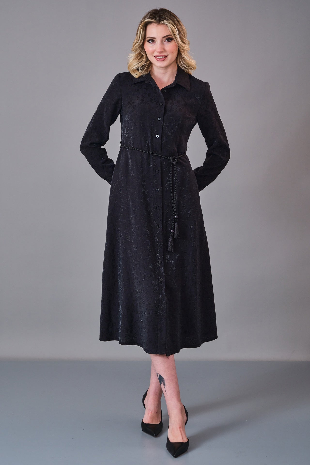 Laluce - Regular Size Dress (LL.K27.ELB.LE699) - 8690200206337
