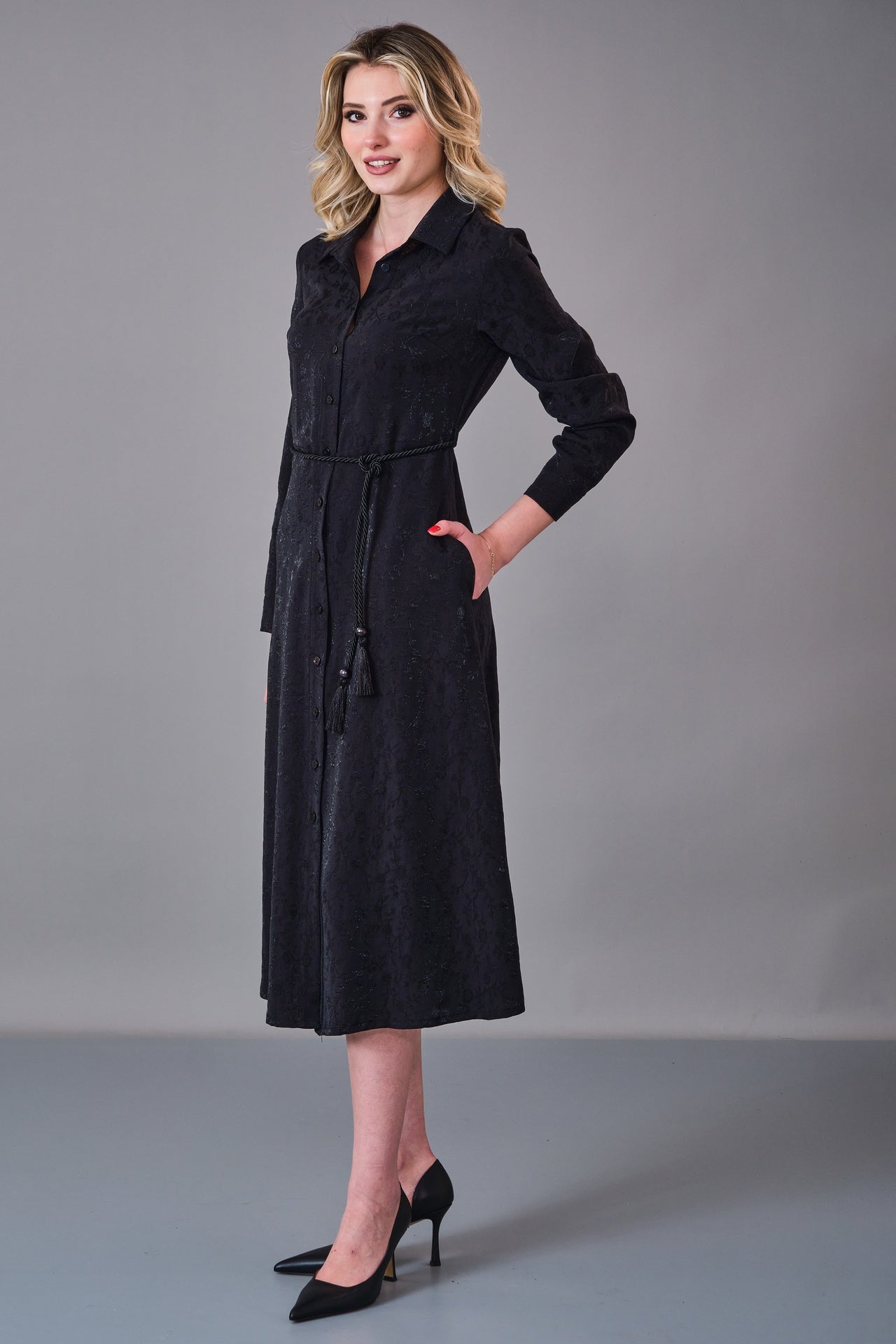 Laluce - Regular Size Dress (LL.K27.ELB.LE699) - 8690200206337