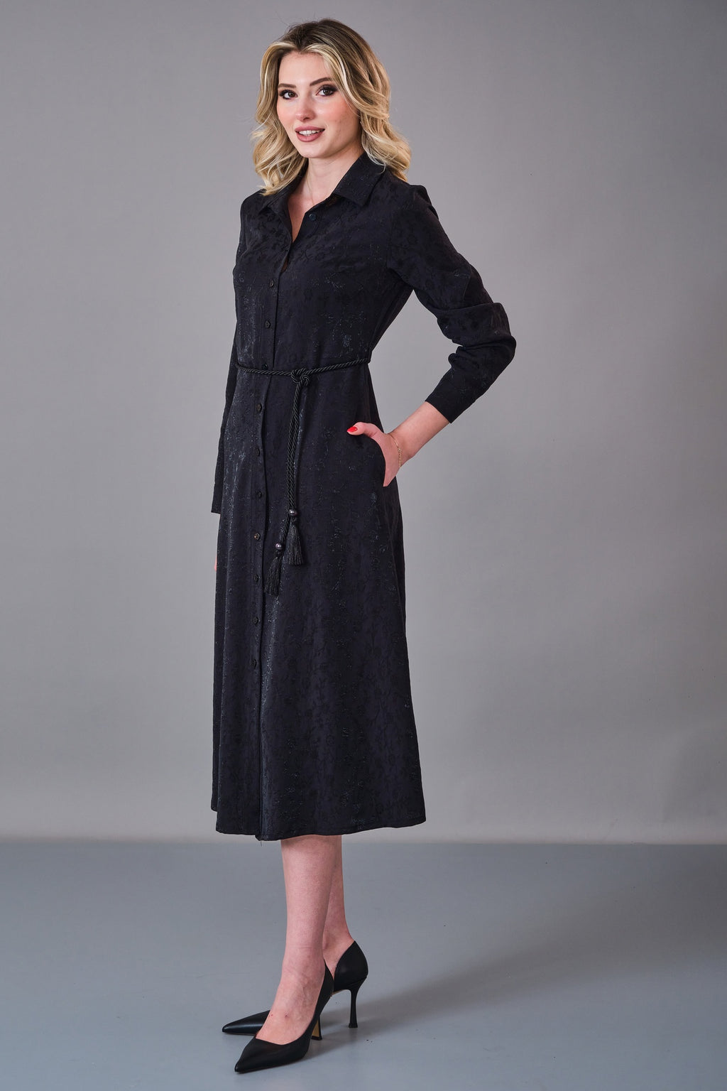 Laluce - Regular Size Dress (LL.K27.ELB.LE699) - 8690200206337