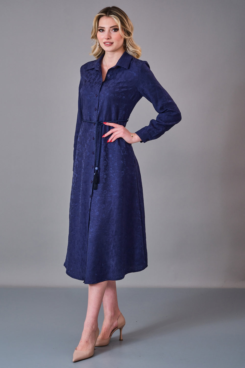 Laluce - Regular Size Dress (LL.K27.ELB.LE699) - 8690200206344