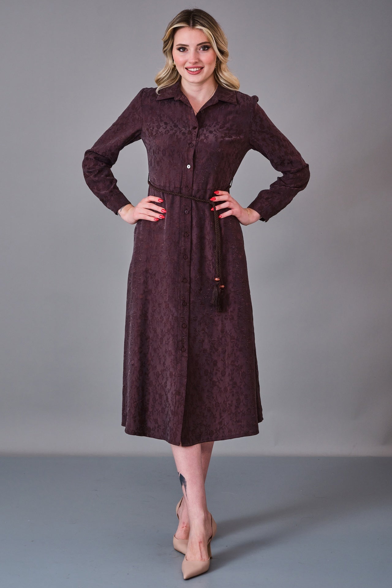 Laluce - Regular Size Dress (LL.K27.ELB.LE699) - 8690200206351