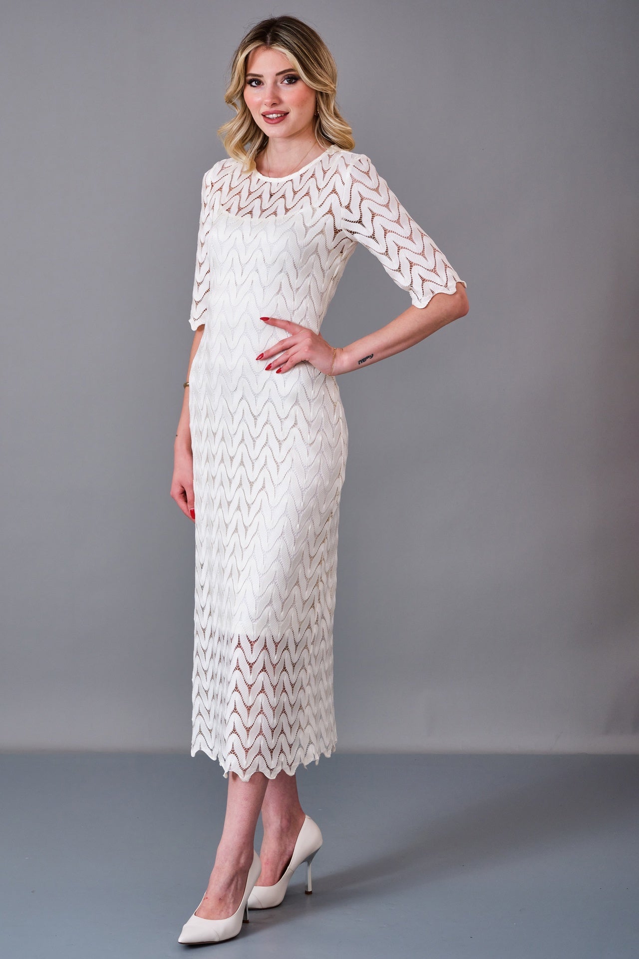 Laluce - Regular Size Dress (LL.K27.ELB.LE702) - 8690200206382