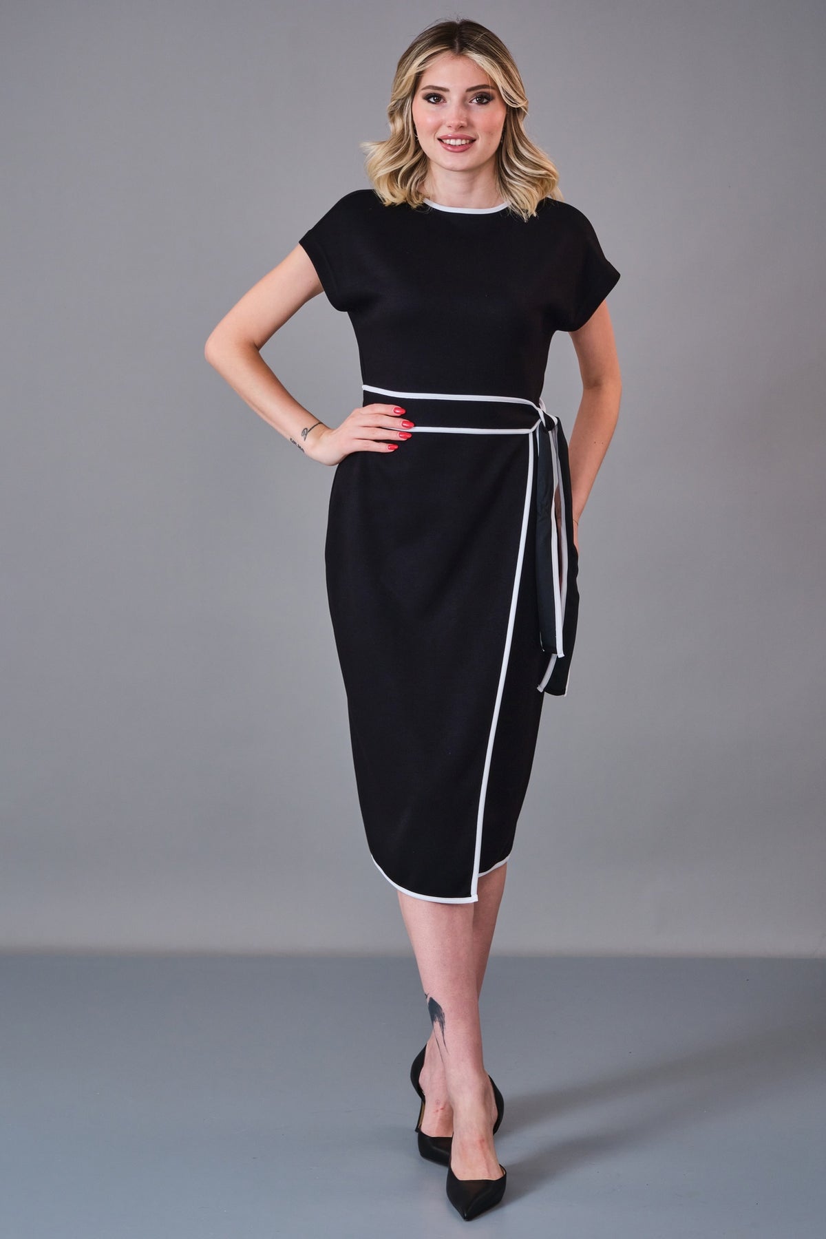 Qm - Regular Size Dress (QM.Y26.ELB.QE439) - 8690200206498