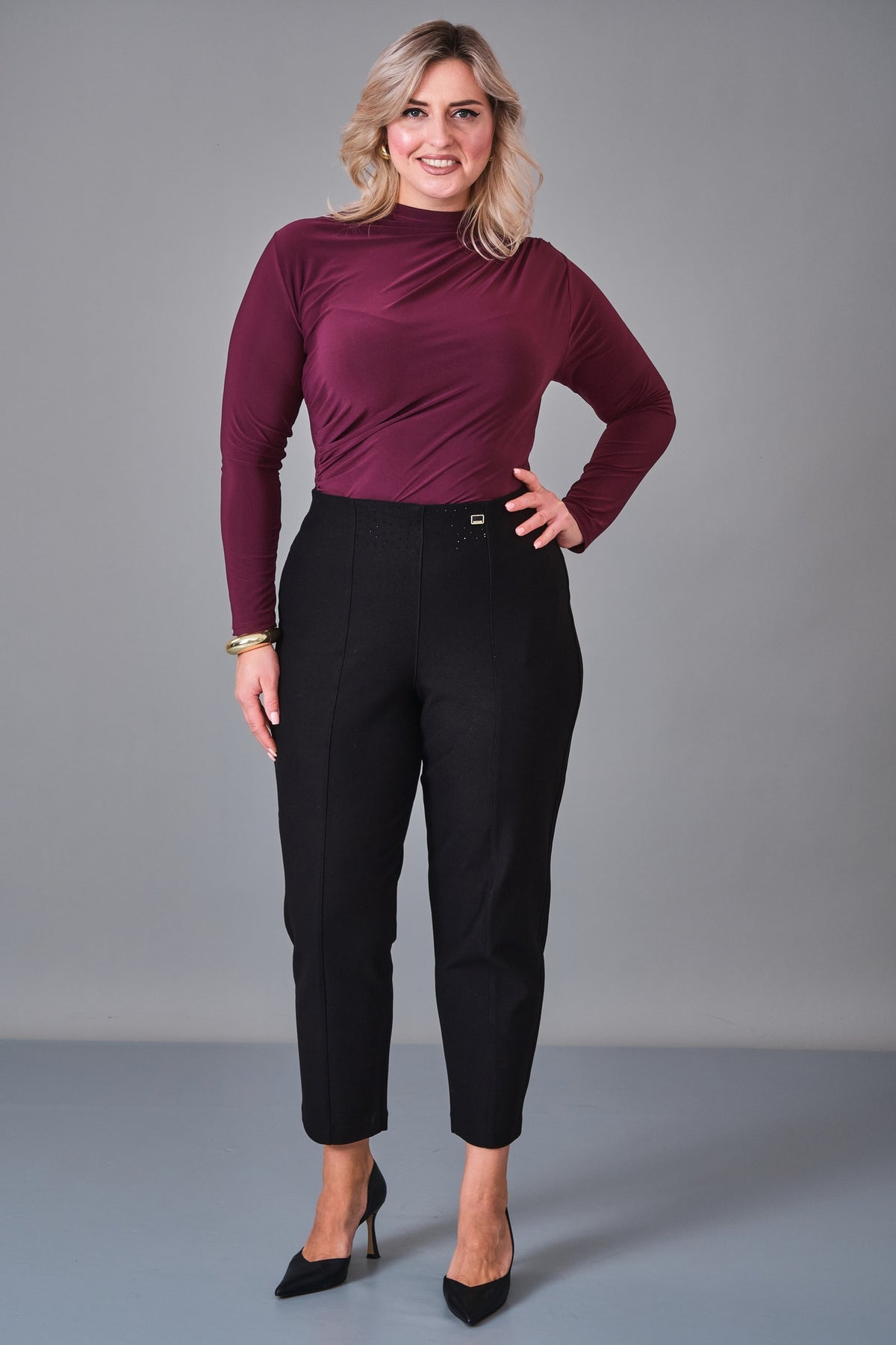 Elitline - Plus Size Trousers (ELT27K1-01-4111) - 8690200206740