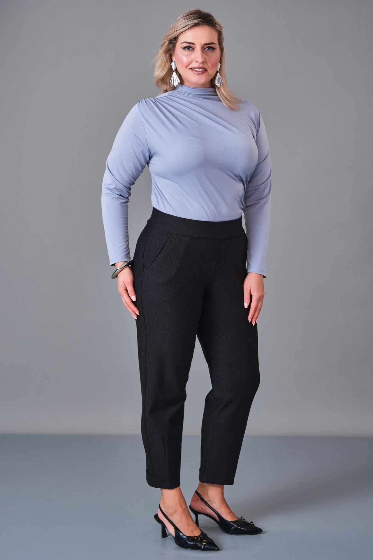 Elitline - Plus Size Trousers (ELT27K1-01-4112) - 8690200206764