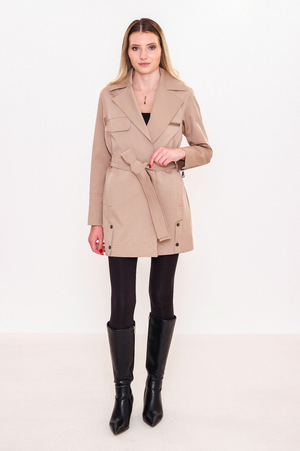 Renata - Regular Size Trench Coat (REN27KP3404)