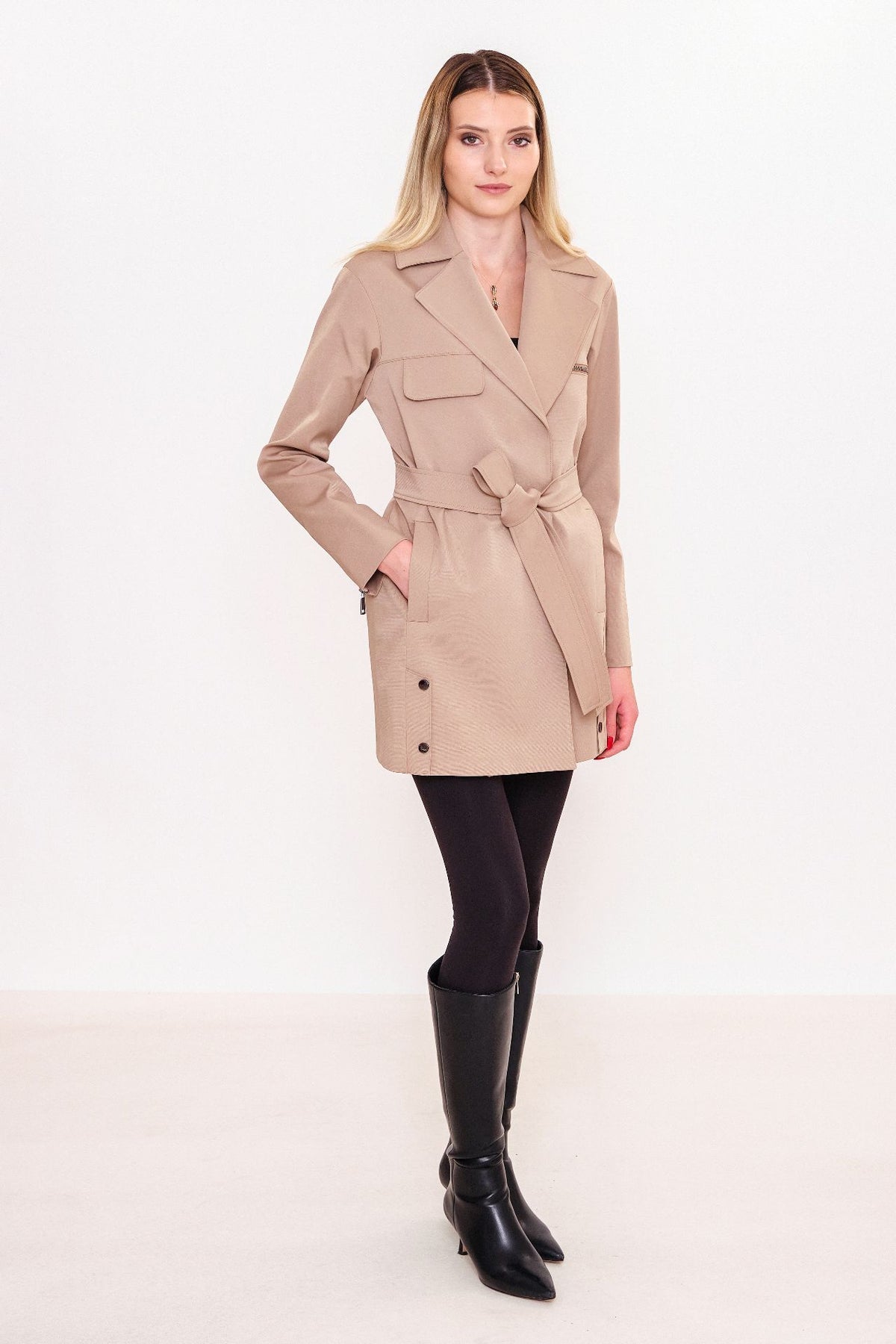 Renata - Regular Size Trench Coat (REN27KP3404)