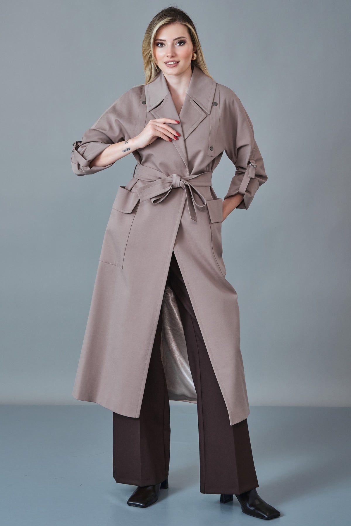 Renata - Regular Size Trench Coat (REN27KP2590)
