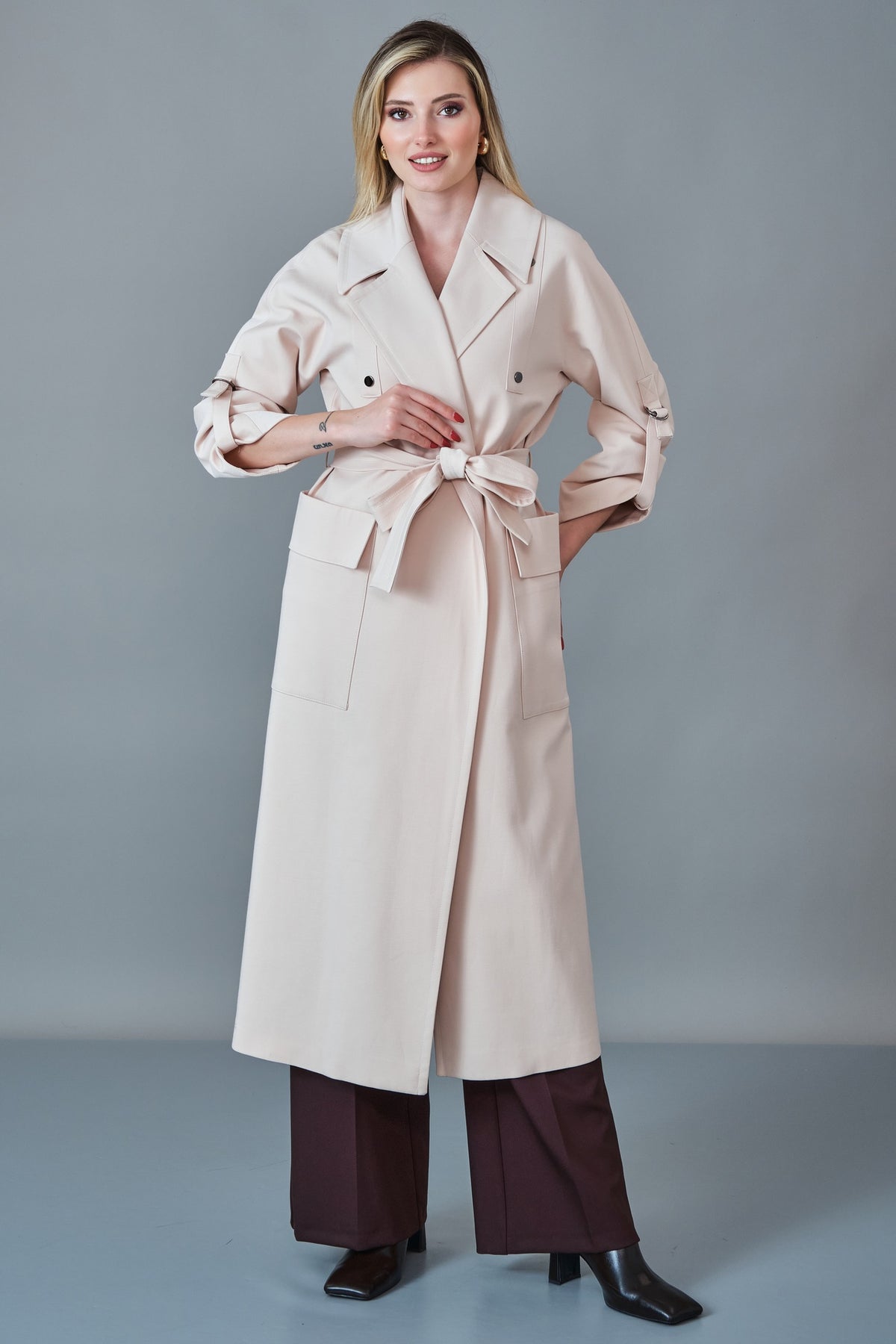 Renata - Regular Size Trench Coat (REN27KP2590)