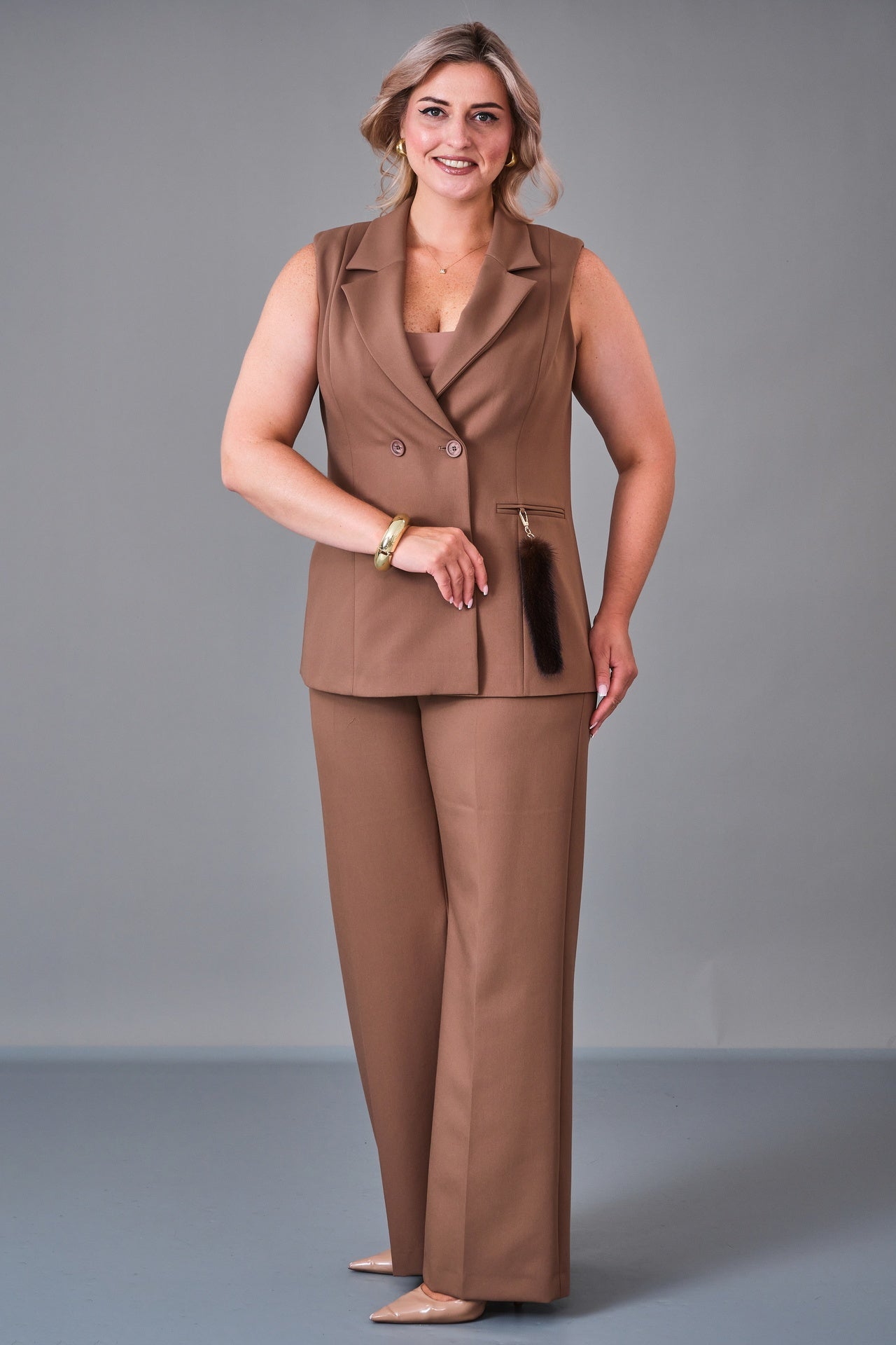 Meira - Plus Size Suit (MEI27K8675) - 8690200208805